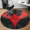 1 buc. Covor Rotund de Birou Batman, Sub Scaune de Birou, Dormitor, Sufragerie, Decor Acasă, Decor Cameră, Disponibil în Diverse Mărimi