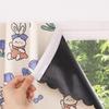 Cartoon Patterns Blackout Curtains Thickened Waterproof Self-Adhesive Curtains Thermal Insulated Light Blocking Blackout Drapes