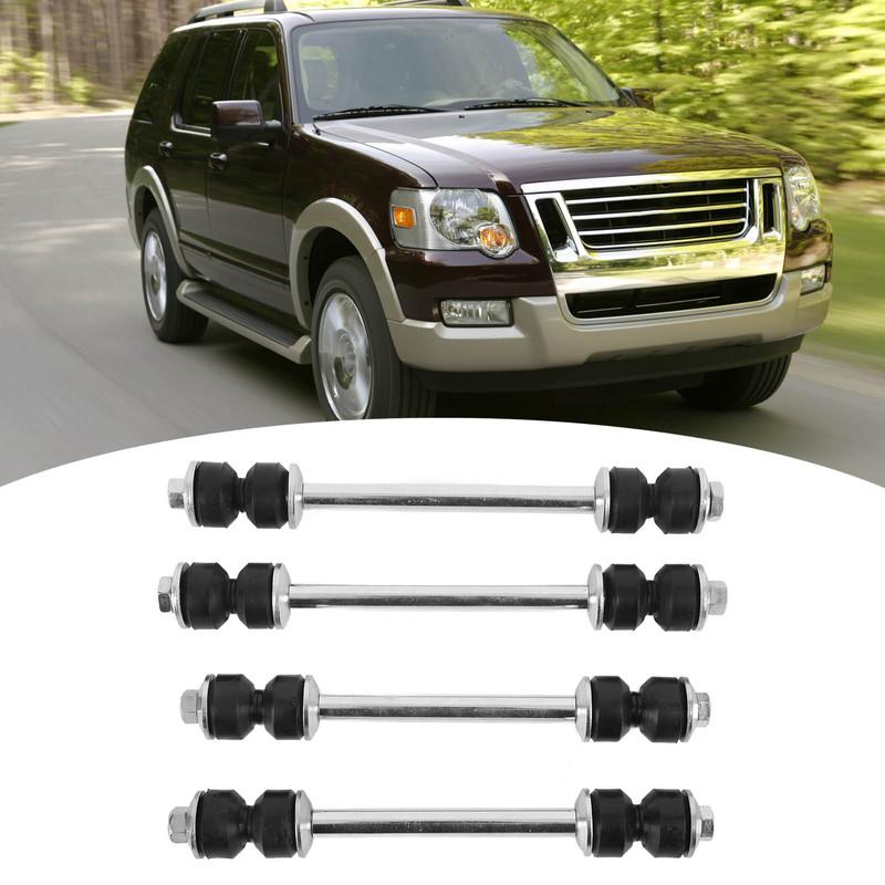 4 Pcs Front Rear Sway Bar Link K7275 Suspension Stabilizer Bar Link Kit Replacement for FORD EXPLORER 2006 2007 2008 2009 2010