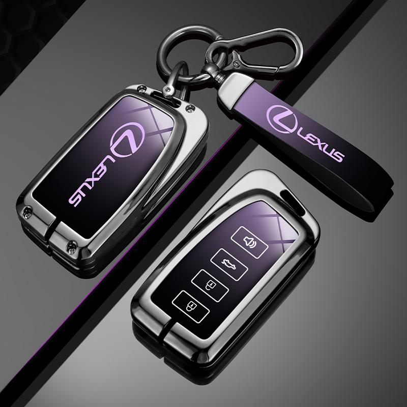 Metal Car Key Case Cover for Lexus RX350 NX300 Es300h Rx450h GS300 GX470 IS250 ES350 LX570 GX460 Nx300h Is300h Shell Fob Holder