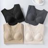 Women's Cashmere Silk Warm Fleece Lined Underwear with Chest Pad - Body Shaping & Comfortable