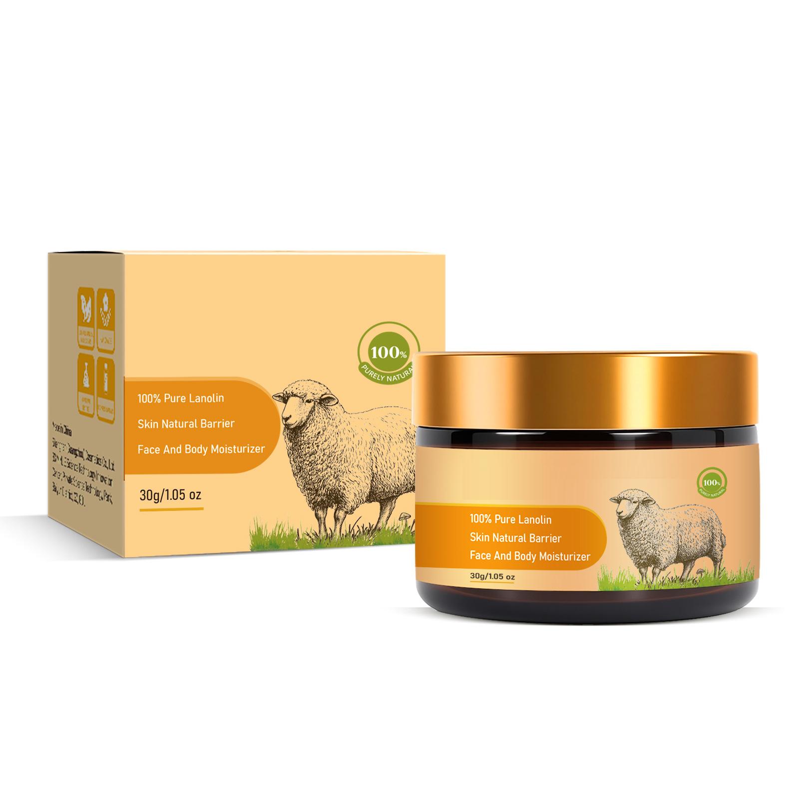 

Lanolin Cream Deeply Nourishes, Moisturizes, Firms And Refreshes The Skin жёлтый