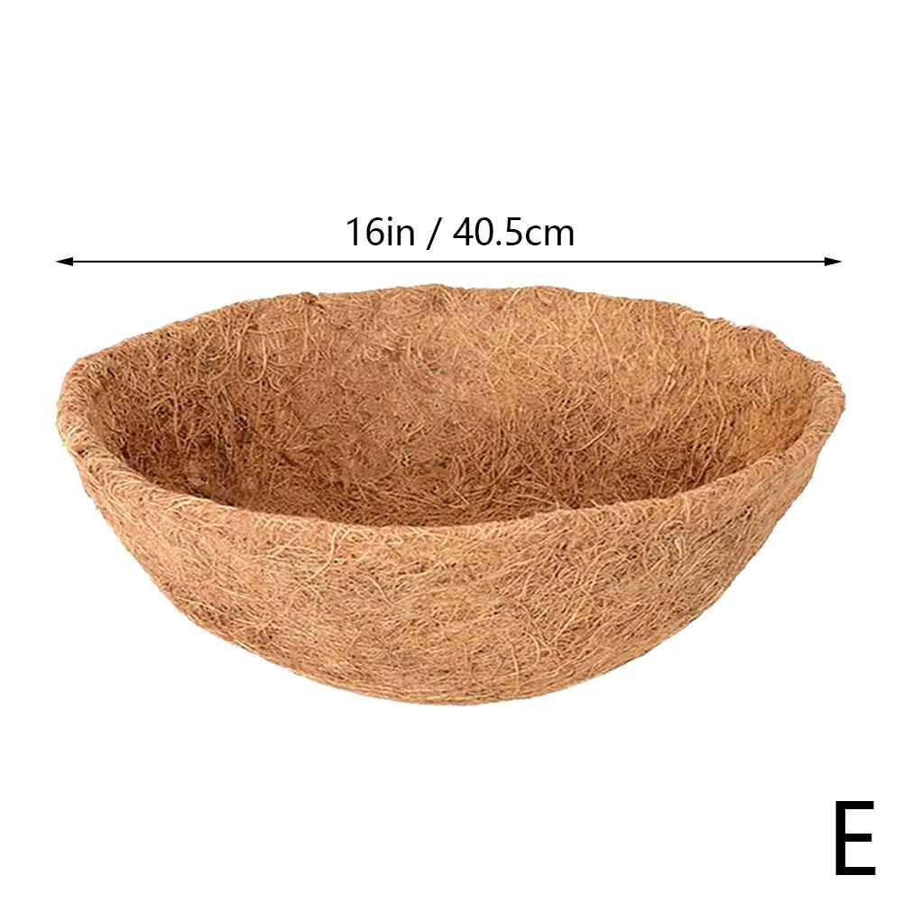 

Плантатор для кокосовых пальм, 8-18 дюймов, настенный поддон с вкладышем, подвесной ящик с вкладышем, горшок, подвесной Fo H2G4 Brown-16in