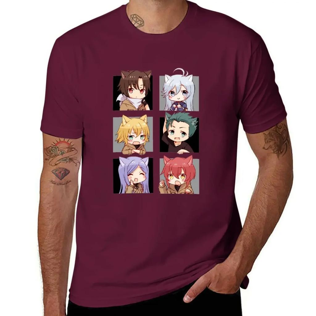 86 Eighty-Six CHARACTERS T-Shirt Graphics Aesthetic Clothes Quick Drying Heavyweight T Shirts for Men