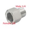 1 pezzo Acciaio Inossidabile SS304 Raccordo Tubo Resistente ad Alta Pressione M10 M14 M16 1/8" 1/4" 3/8" 1/2" BSP Filettatura Maschio Femmina