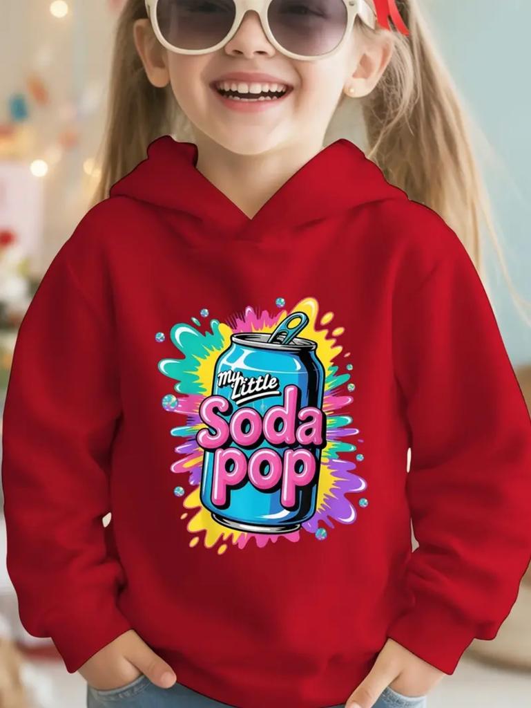 My Little Soda Pop Hoodies für Kinder K-Pop Musik Koreanisches Anime Sweatshirt Hip Hop Mädchen Kleidung Geschenk Niedlicher Spruch Kinder T-Shirts Oberteil