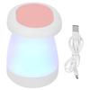 16W Mini Gel Polish Dryer USB Charging LED Dual Light Sources Nail Curing MachinePink