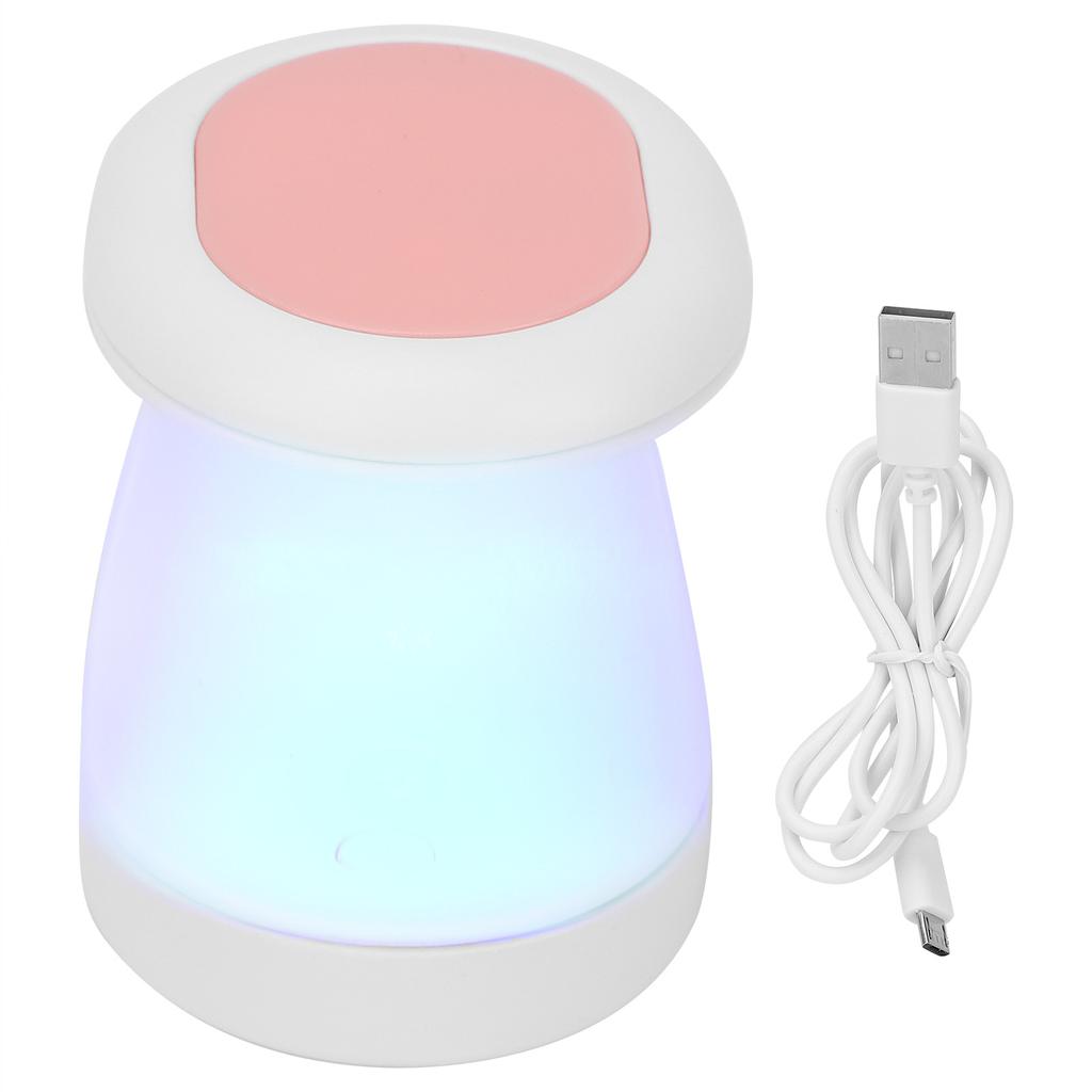 16W Mini Gel Polish Dryer USB Charging LED Dual Light Sources Nail Curing MachinePink