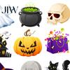 Decorative Decals for Halloween Atmosphere Wall Stickers, PVC Waterproof Windows, Classic Ghosts Spooky Window Clings Party Decorations Pumpkins