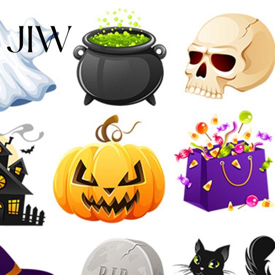 Decorative Decals for Halloween Atmosphere Wall Stickers, PVC Waterproof Windows, Classic Ghosts Spooky Window Clings Party Decorations Pumpkins