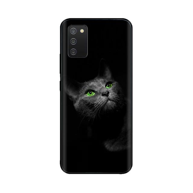 For Samsung A03s Case Silicone Soft Space Wolf Phone Cover For Galaxya03s A 03s A03 S Case 6 .5 Inch Tpu Bumper Fundas Painted