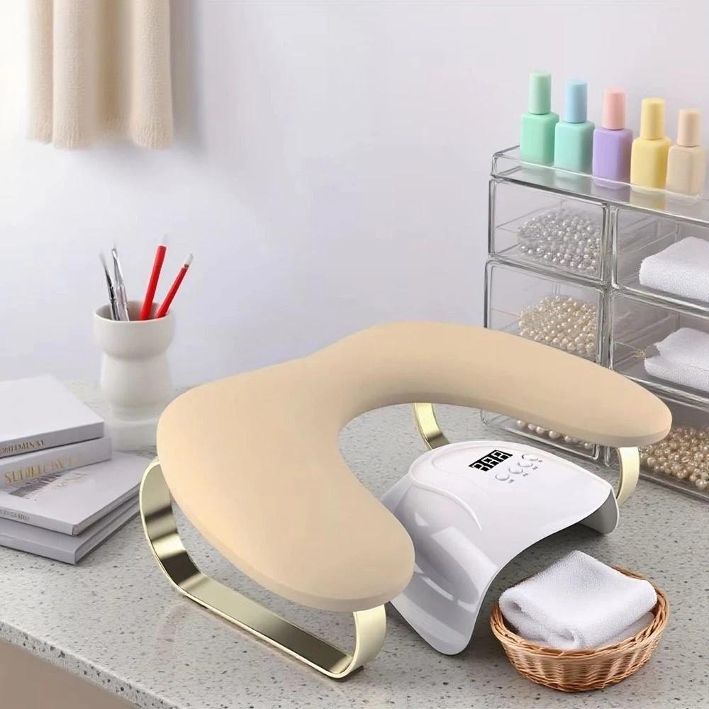 U Shaped Nail Art Stand Tilt Design Manicure Hand Pillow Nail Arm Rest Cushion Manicure Tool