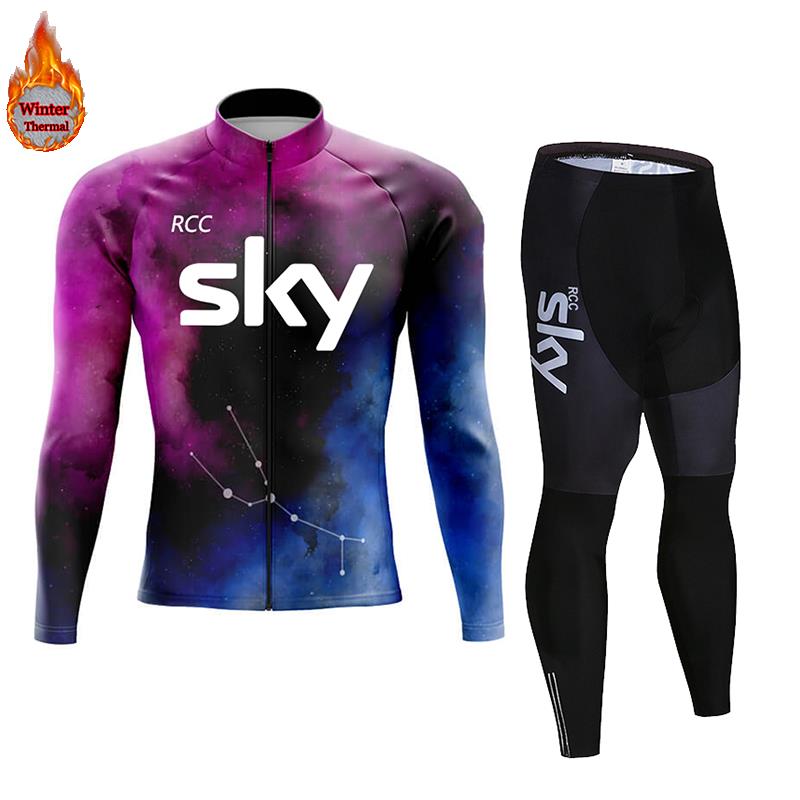 

2026 Winter Thermal Fleece Cycling Jersey Men s Mtb Clothing Man Blouse Uniform Bicycle Clothes Complete Set Asian size - 4XL