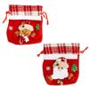 Charming Santa Claus Gift Bag For Christmas Festive Parties And Decorations