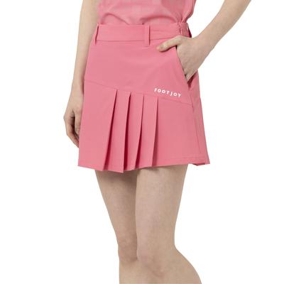 Golf Skirt Dot Touch Half Pleated Skirt Pink Lemonade [Footjoy] Women's