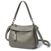 Genuine Leather Commuter Handbag with Multiple Compartments - Versatile Luxury Shoulder Crossbody Bag for Women with Dual Straps