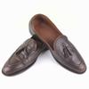 H.E. MANGO Tassel Loafer Business Shoes Dark Brown Size 41 25.5-26.0(USED)