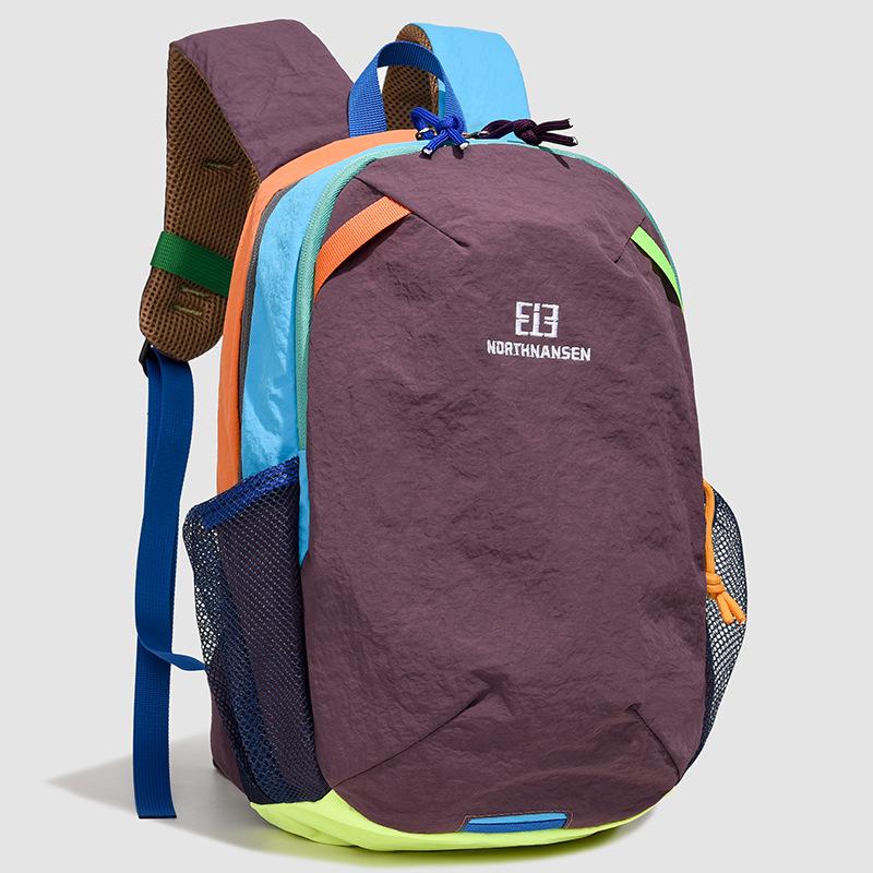Unisex Trendiger Colorblock College- & Reiserucksack – Stilvoll für Studenten & Wanderer