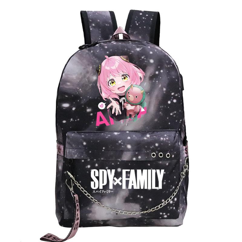 Spy playhouse anime periphery Ania backpack durable schoolbag girl cute schoolbag two-dimensional backpack