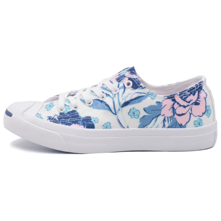 Converse Jack Purcell Comfortable Low-Top Canvas Sneakers Women Sneakers White Blue 560830C