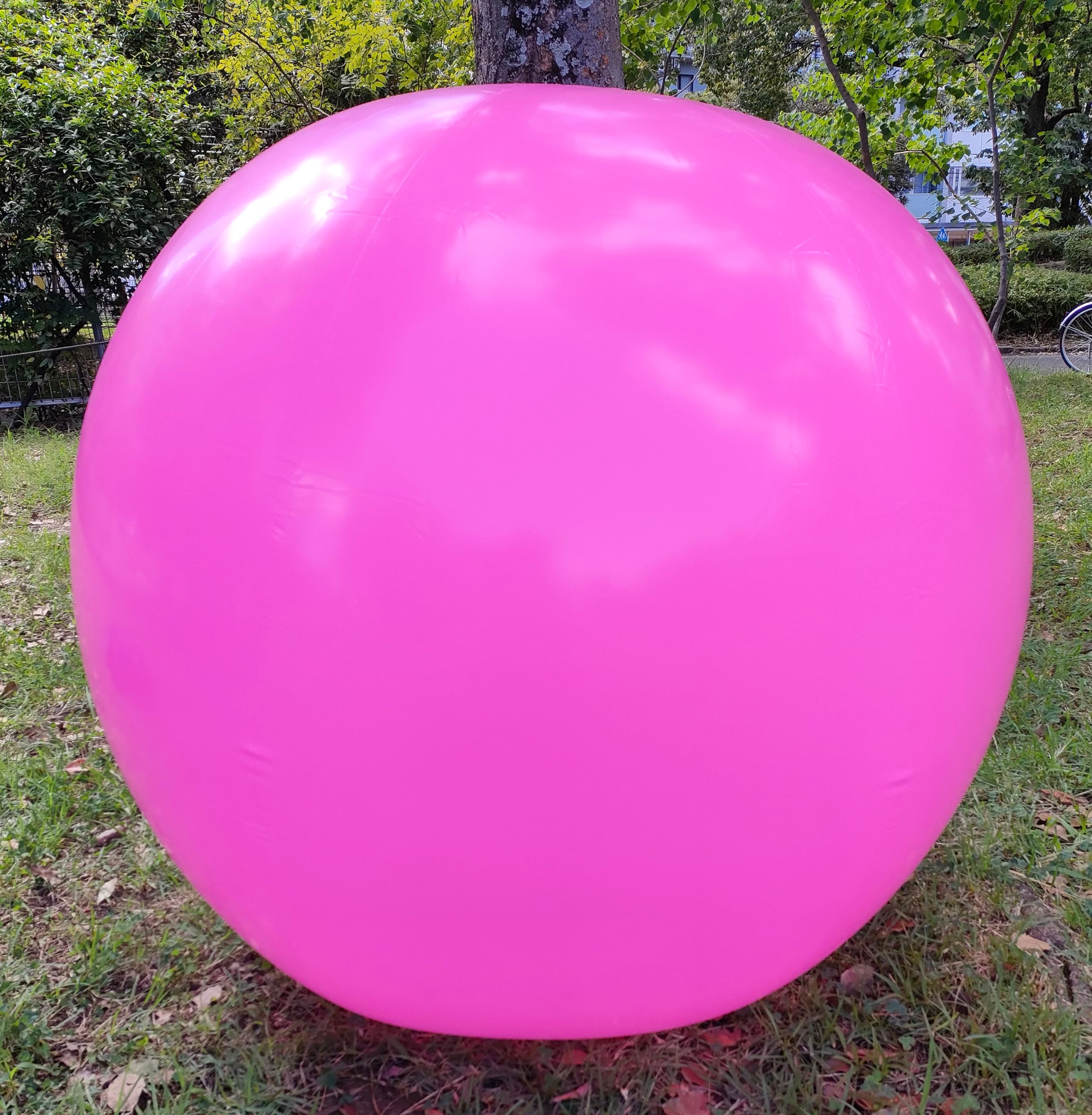 

Giant pink beach ball, 100cm diameter after inflation