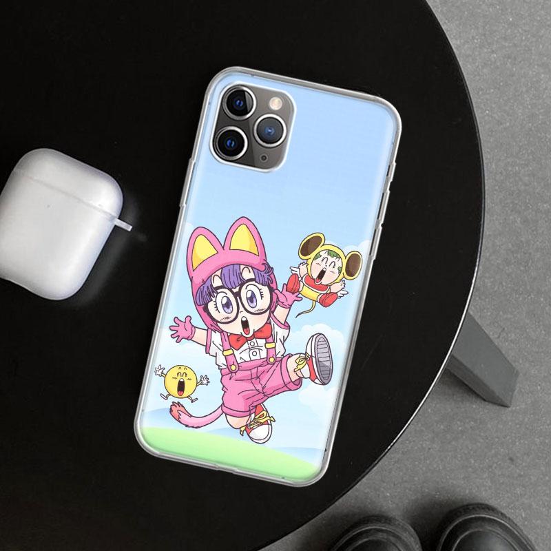 Arale Dr Slump Phone Case Cover for iPhone 11 12 13 Mini 14 15 Plus 16 Pro Max 17 Air 7 8 + SE Art Customized Fundas 11 12 13 Mi