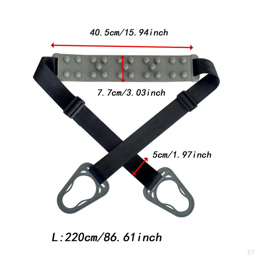 Běžecký pás Masážní pás Břišní cvičení Dip popruh Domácí posilovna, Ženy Muži Běhání Chůze Trénink