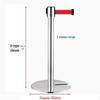 Stainless Steel Retractable Belt Stanchion