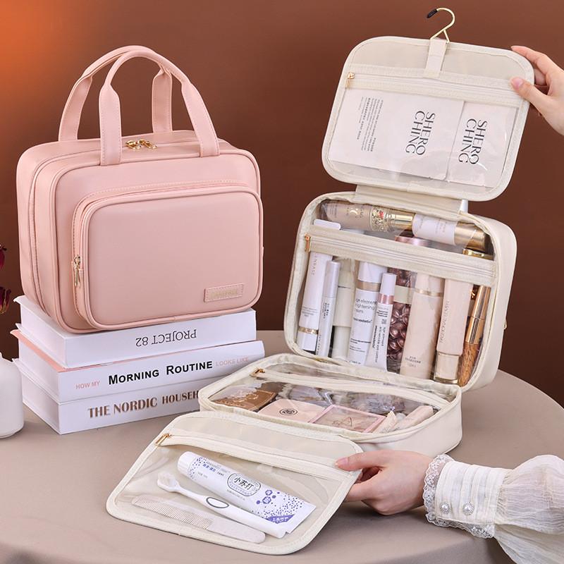 Reise-Kosmetik-Organizer mit hoher Kapazität und wasserdichtem Stoff für Damen und Herren