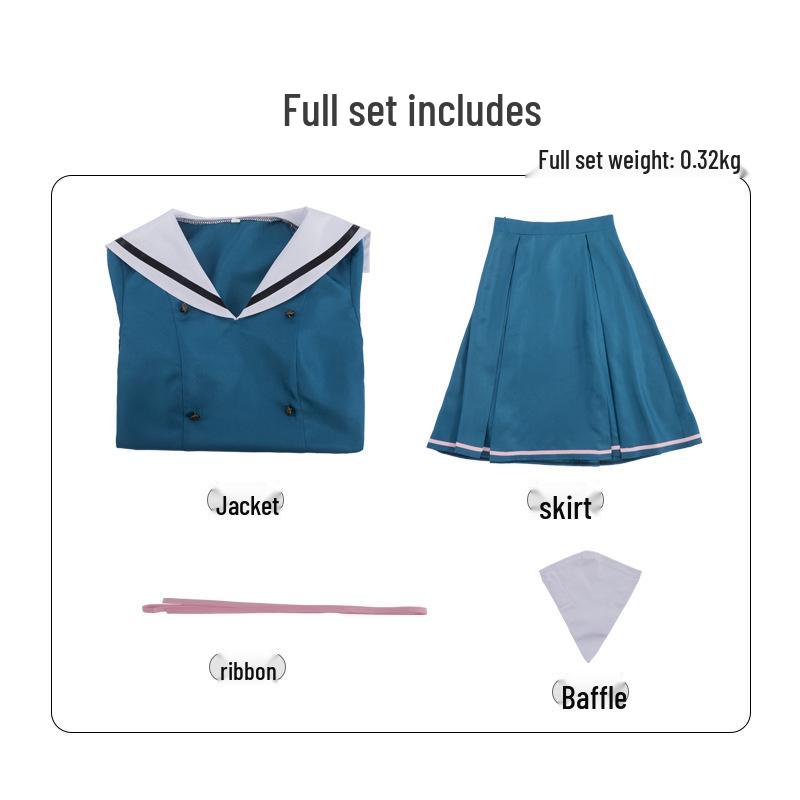 

Rinran Flower Scented Cosplay School Uniform - Anime Daily Wear XL