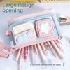 Multilayer Korean Pencil Case Handheld Ins Pencil Pouch Y2K Star Stationery Bag  Stationery Holder
