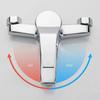 Chrome Bathroom Faucet Bathtub Facuet Wall Mounting Cold and Hot Shower Faucet