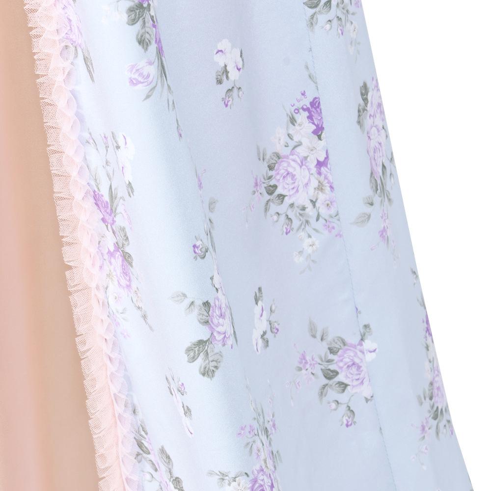 Vintage Regency Floral Tea Gown, Puff Sleeve Empire Waist Victorian Dress for Women, Ideal for Bridgerton Cosplay, Tea Parties and Halloween