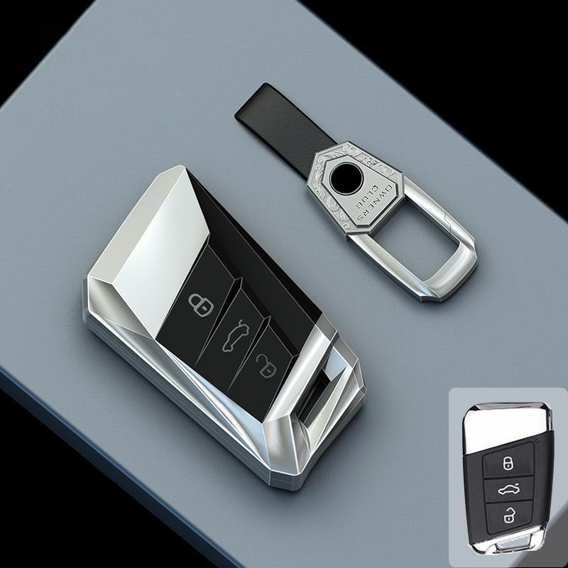 Zinc Alloy Car Key Case Cover For Vw  Golf 8 Mk8 Id.3 Id.4 Cupra Octavia Seat Leon Mk4   Formentor Tarraco