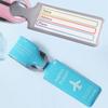 Address Label PVC Luggage Tag Boarding Pass Boarding Pass Tag Airplane Suitcase Tag  Holiday