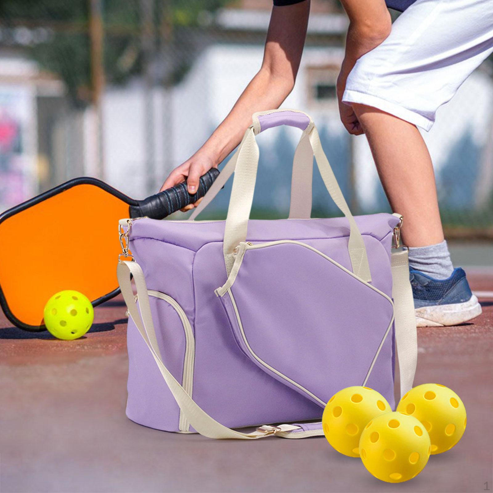 

Сумка для клюшек Pickleball Paddle Bag с отделением для шипов Purple White