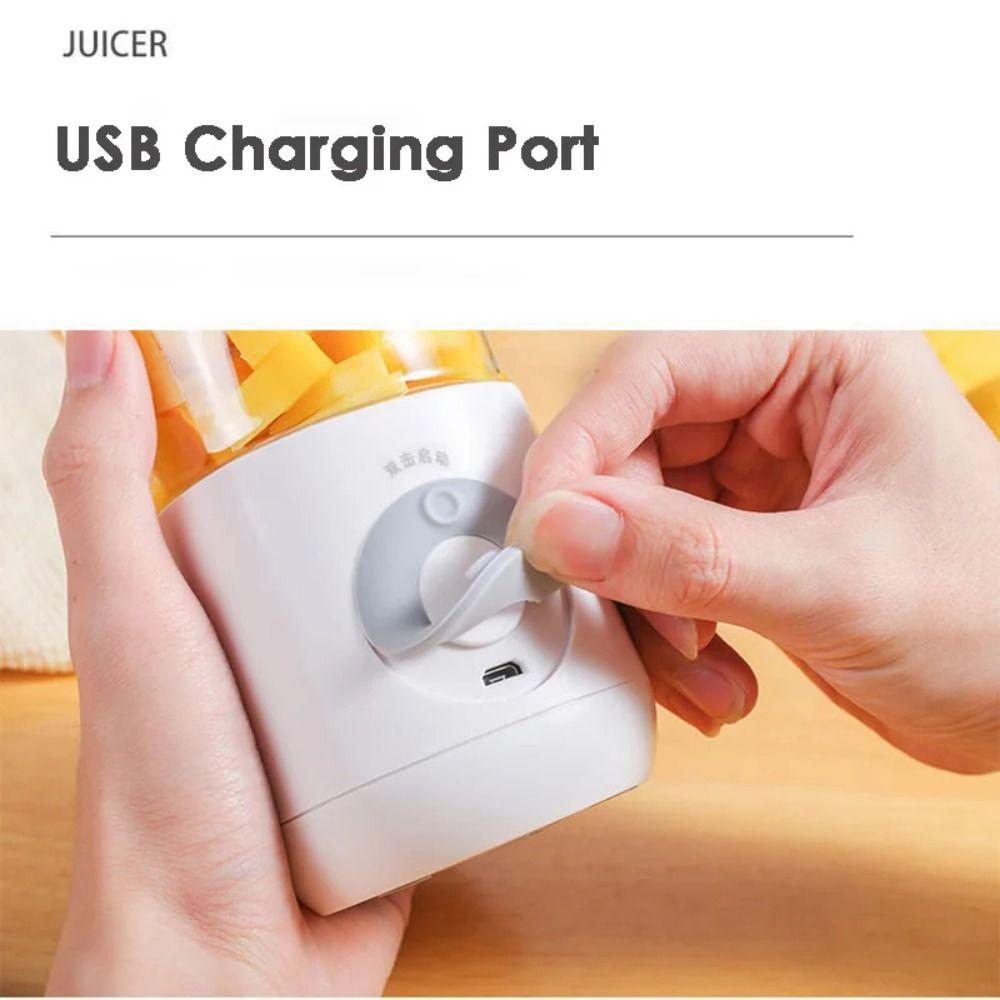 500ML Capacity Mini Juice Mixer 6 Blades Juice Maker Household Use Fruit Extractor  Office