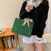 Crocodile pattern new fashion bag single shoulder oblique span portable simple retro women's bag portable small square bag