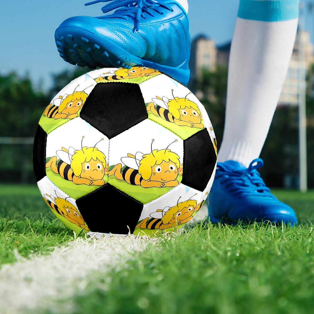 Maya the Bee Theme Size 5 Soccer Ball, Suitable for Both Indoor and Outdoor Matches, a Gift Suitable for Everyone.