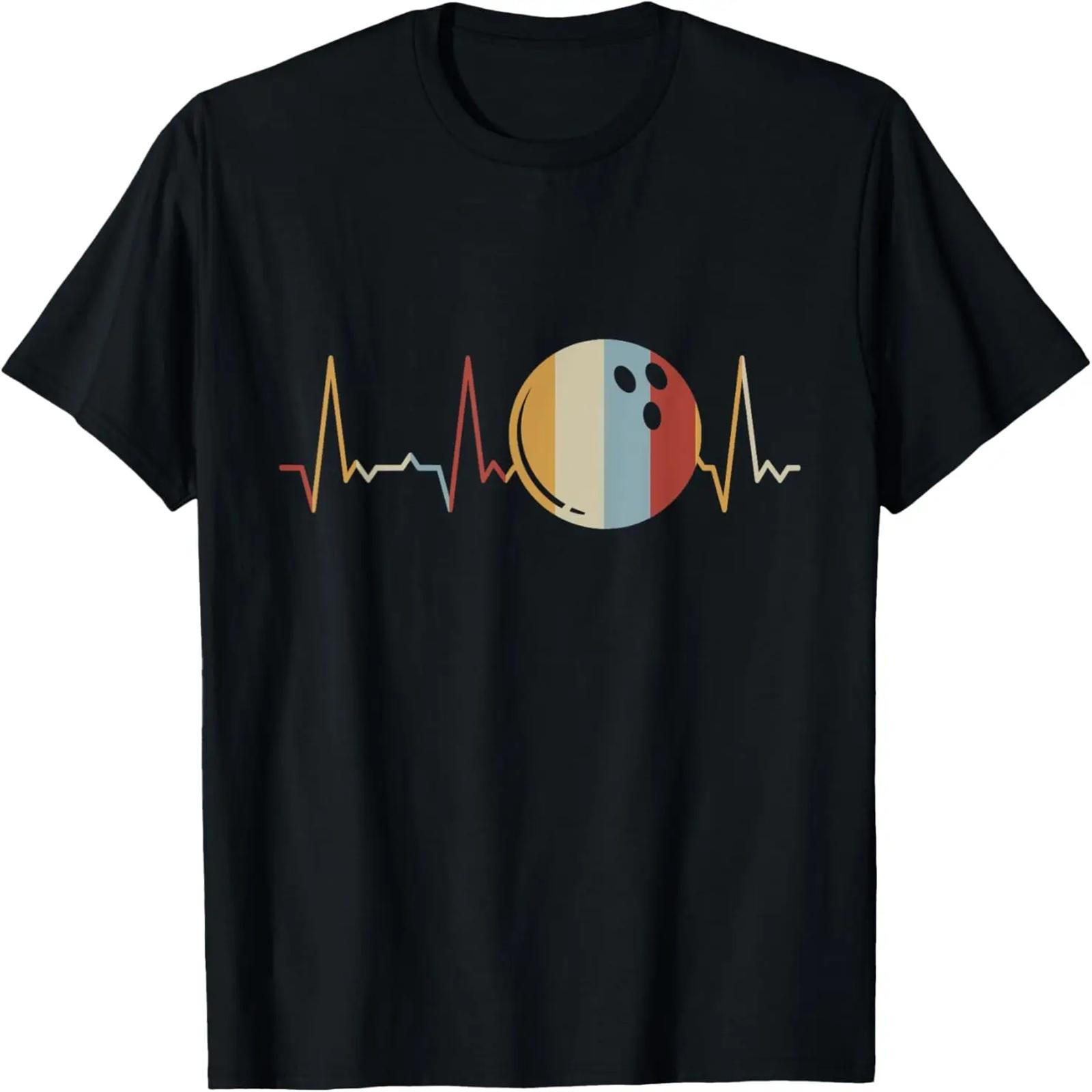 

Heartbeat Bowling Ball T-Shirt XXXXXL чорний
