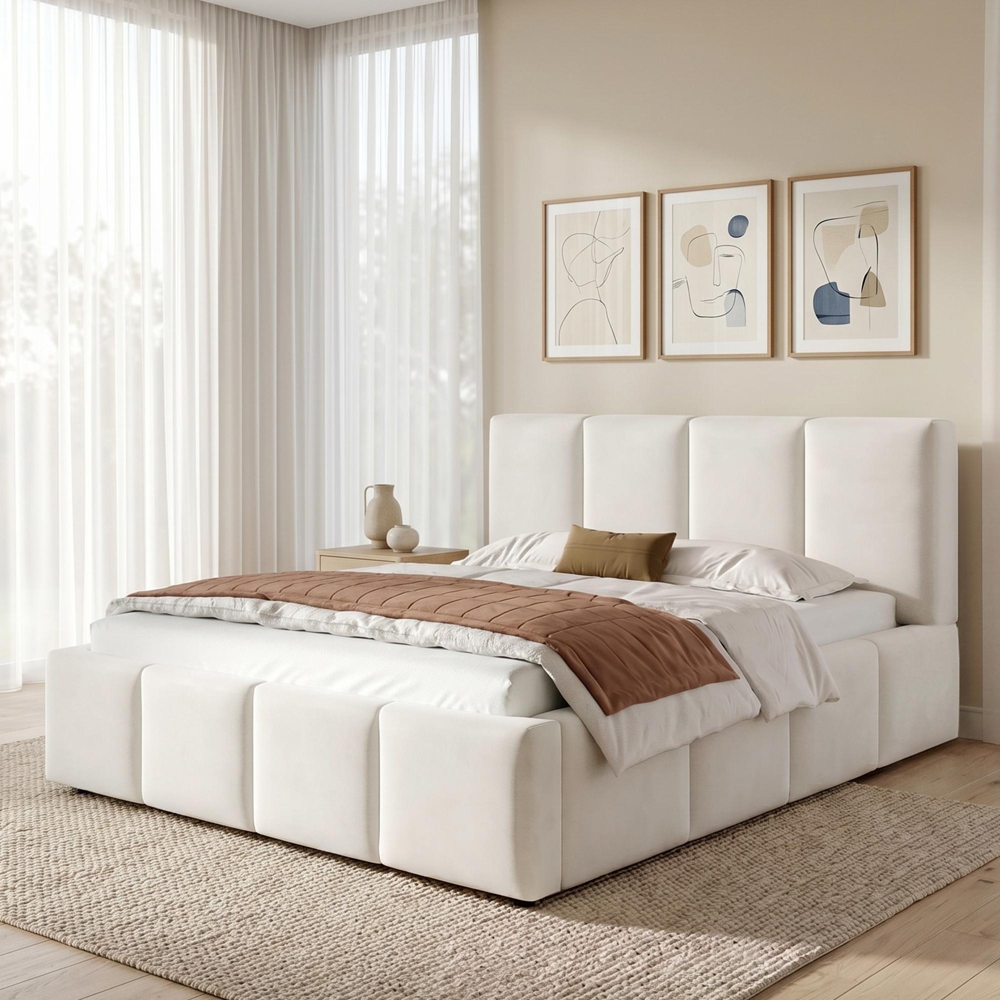 Upholstered Bed, Double Bed, 180 x
