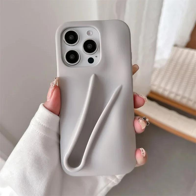 New 2025 Hottest DIY Lipstick Holder Soft Phone Case for IPhone 17 16 15 14 13 12 Pro Max 17Air Liquid Soft Silicone Protect Cover