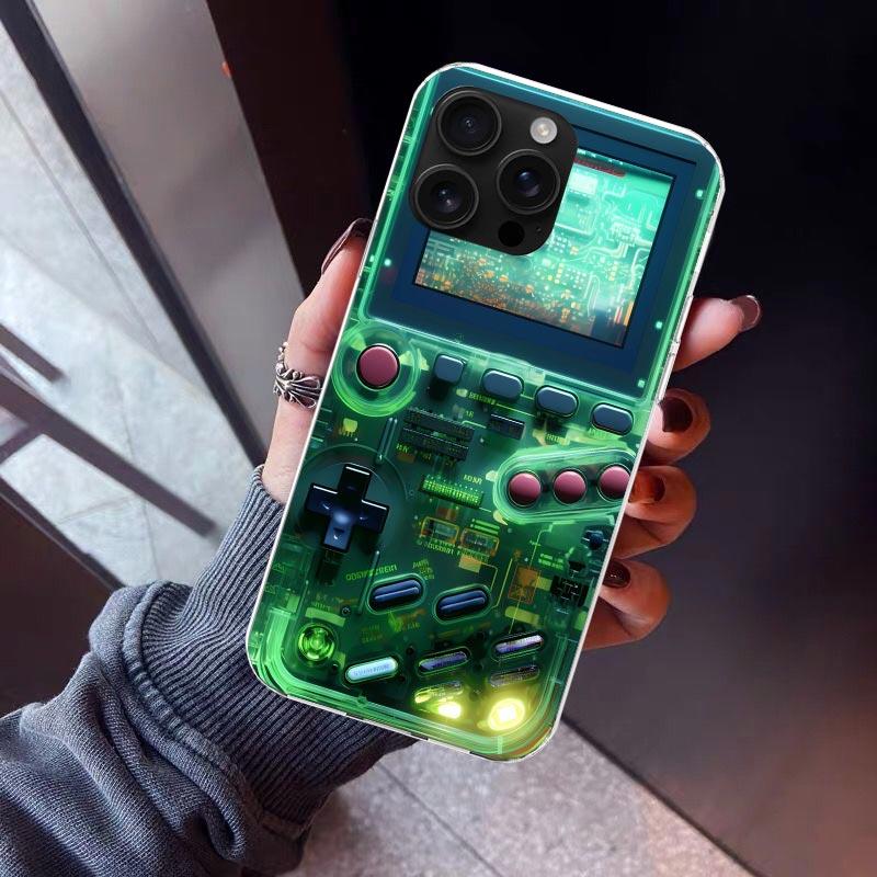 Games Console Fashion Boy Phone Case For iPhone 17 Air 11 13 Mini 14 15 Plus 16 12 Pro Max 16E SE 7 8 Pattern Soft TPU Back Cove