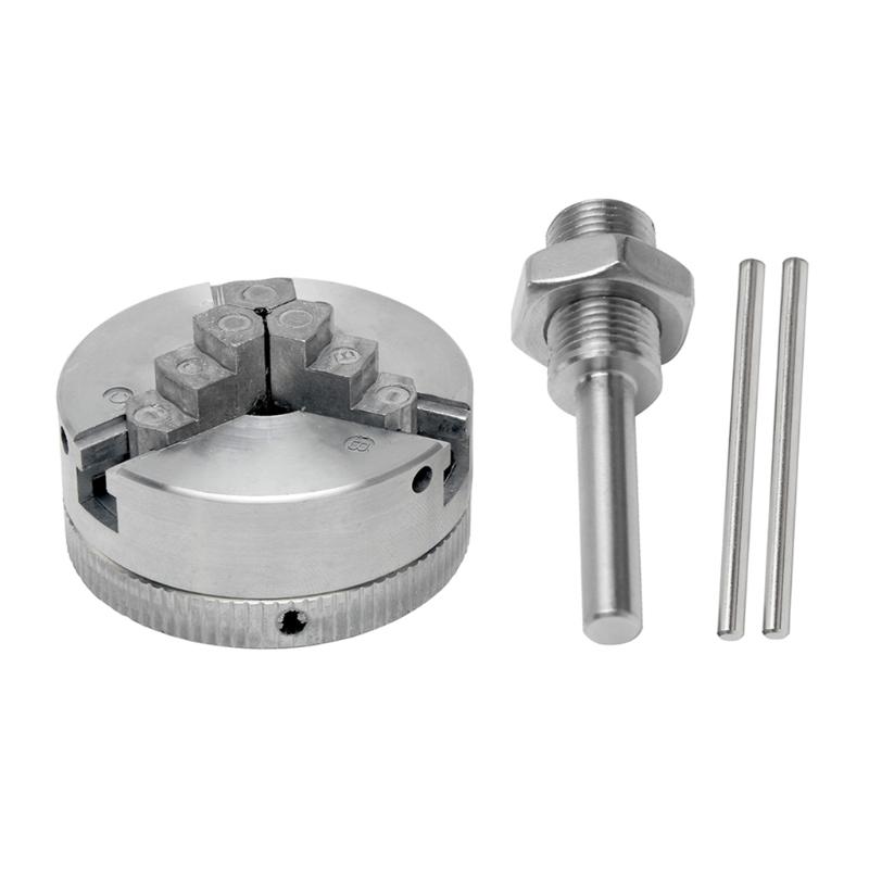 Comapct Zinc Alloy 3-Jaw Lathe Chuck with Large Clamping Range in Machine Tool Accessories Fitting for Electric Drill