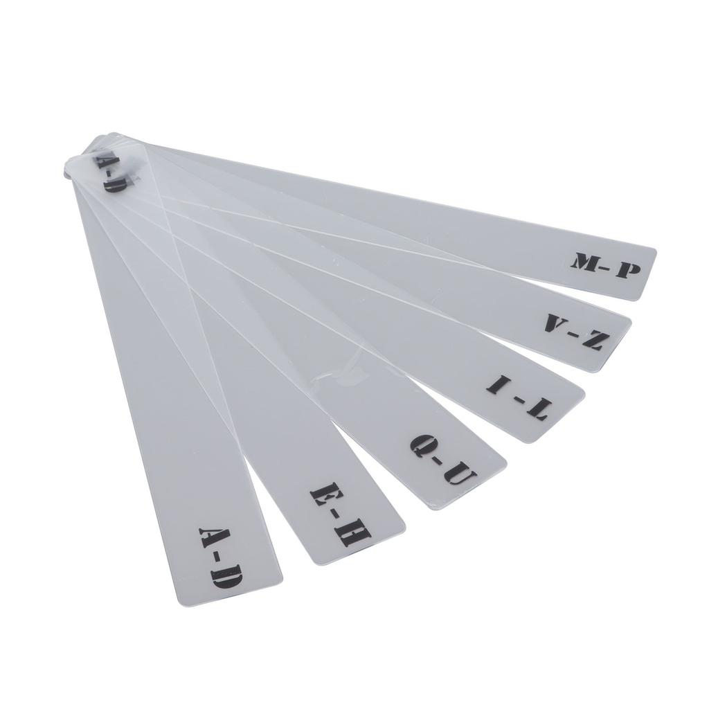 GKR34B Vinyl Record Divider Card AZ Horizontal Label Record Organizer Index Card for Vinyl Record Shelf Storage