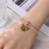 Copper Romantic Christmas Snowman Gingerbread Santa Claus Charms Bead Fit 3Mm Diy Fine Jewelry Accessories