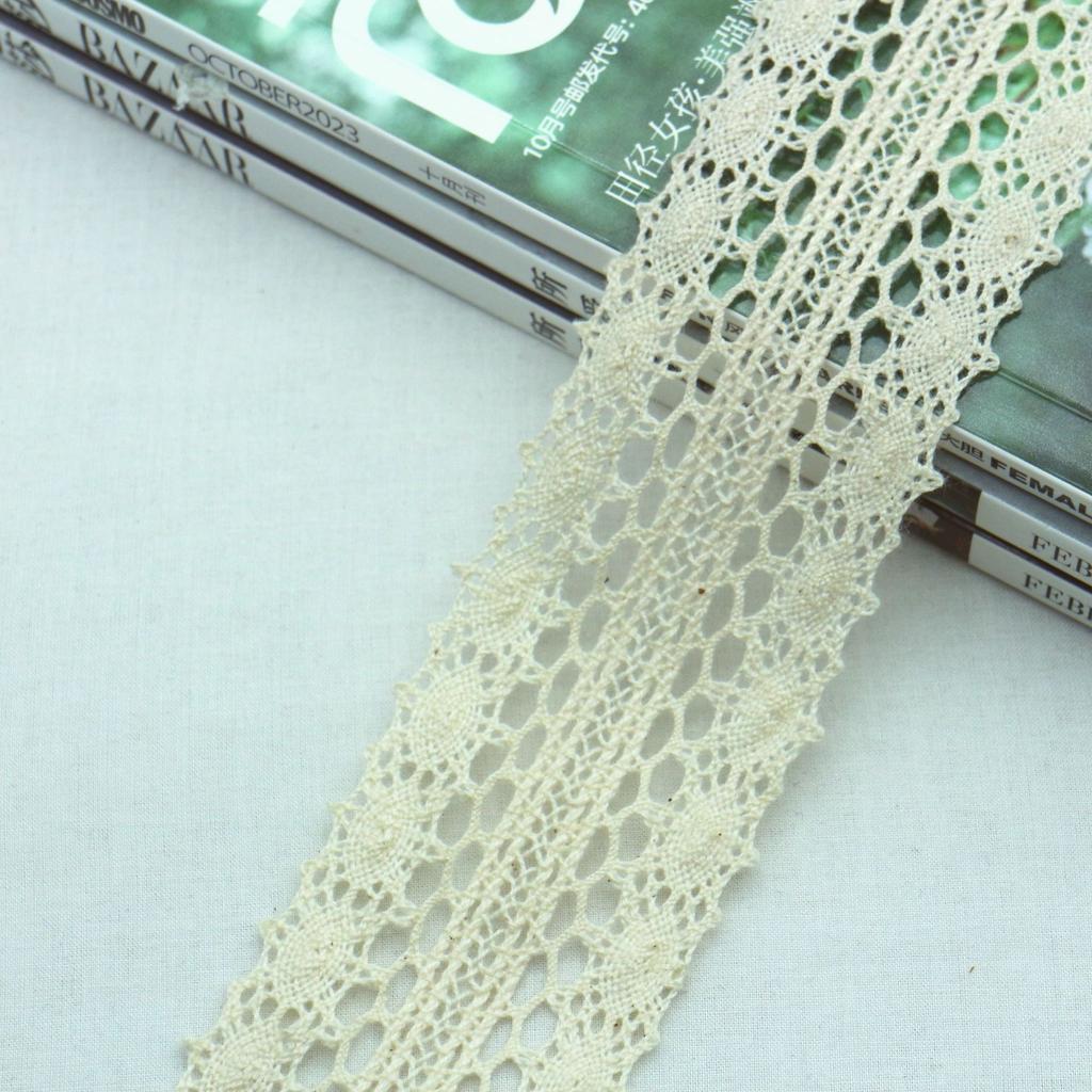 Cotton Thread Lace Accessories Diy Handmade Clothing Fabric Materials Sofa Hat Bedding Curtain Fabric
