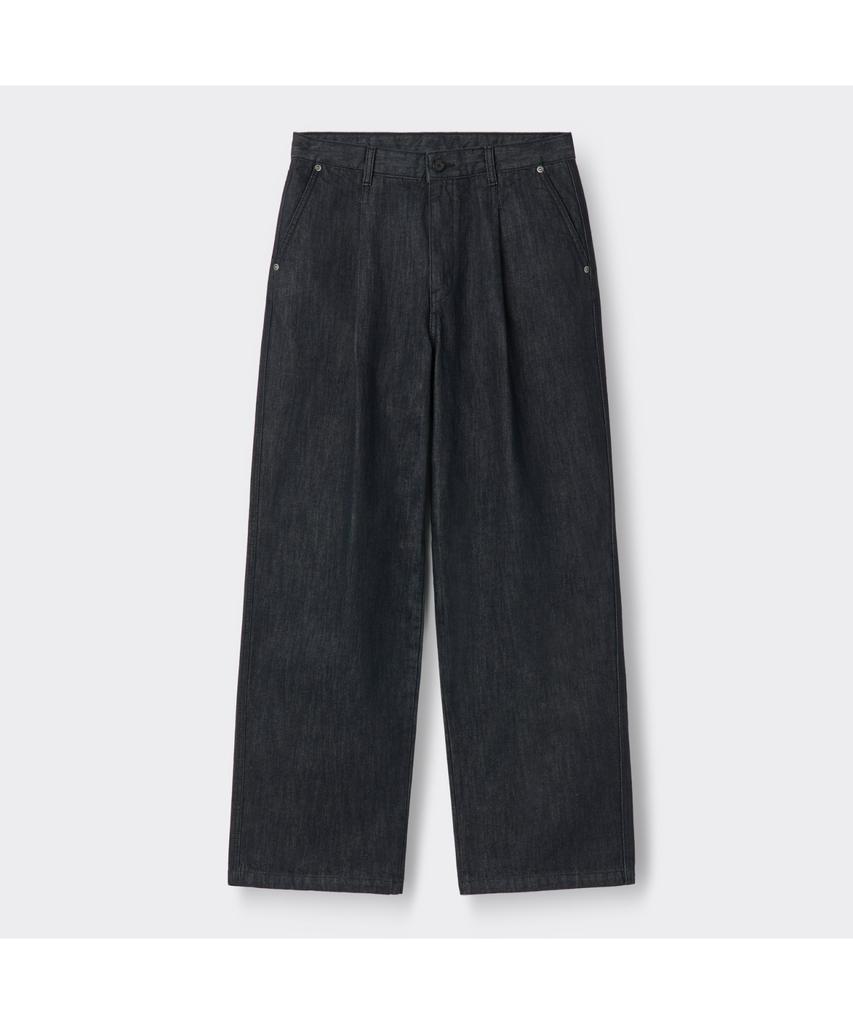 Keoseuuteommellou Blue One Tuck Jeans Cwpam26389Bux