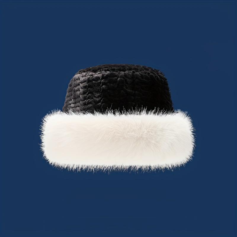 Comodo e Caldo Cappello Invernale Spesso in Peluche da Donna, Cappello Caldo Invernale, Alla Moda Invernale