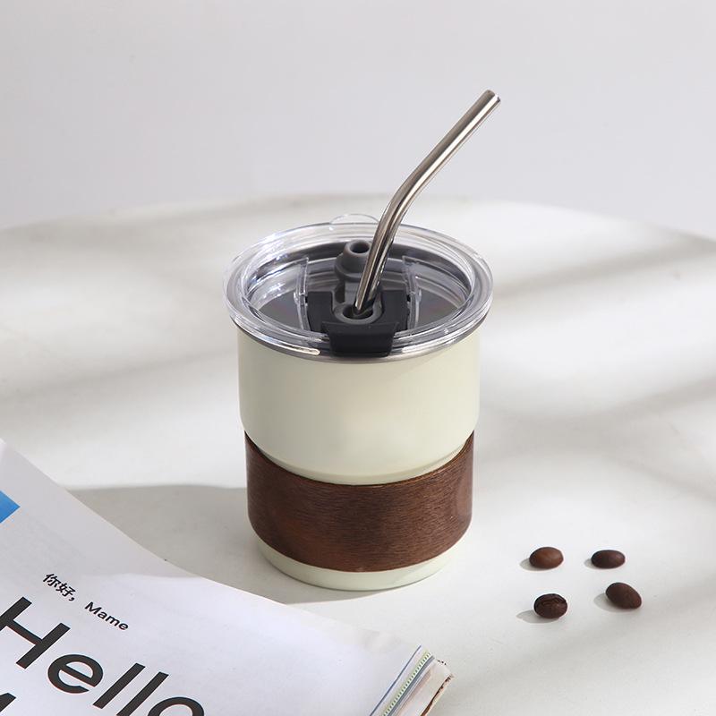 304 Stainless Steel Coffee Cup - Single Layer Milk Cup for Camping & Engraving
